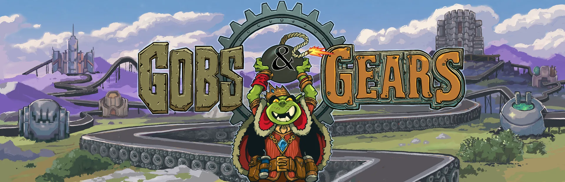 Gobs & Gears title key art