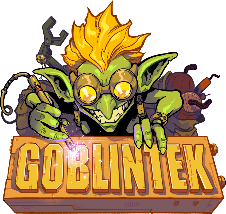 GOBLINTEK studio logo, PNG